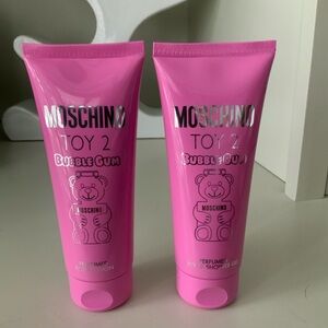 MOSCHINO Toy 2 Bubble Gum Scent Shower-gel & Body Lotion X 2 Bottles BRAND NEW